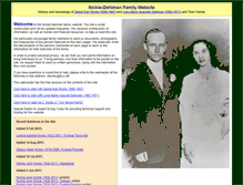 Tablet Screenshot of nickle-dahlman.org